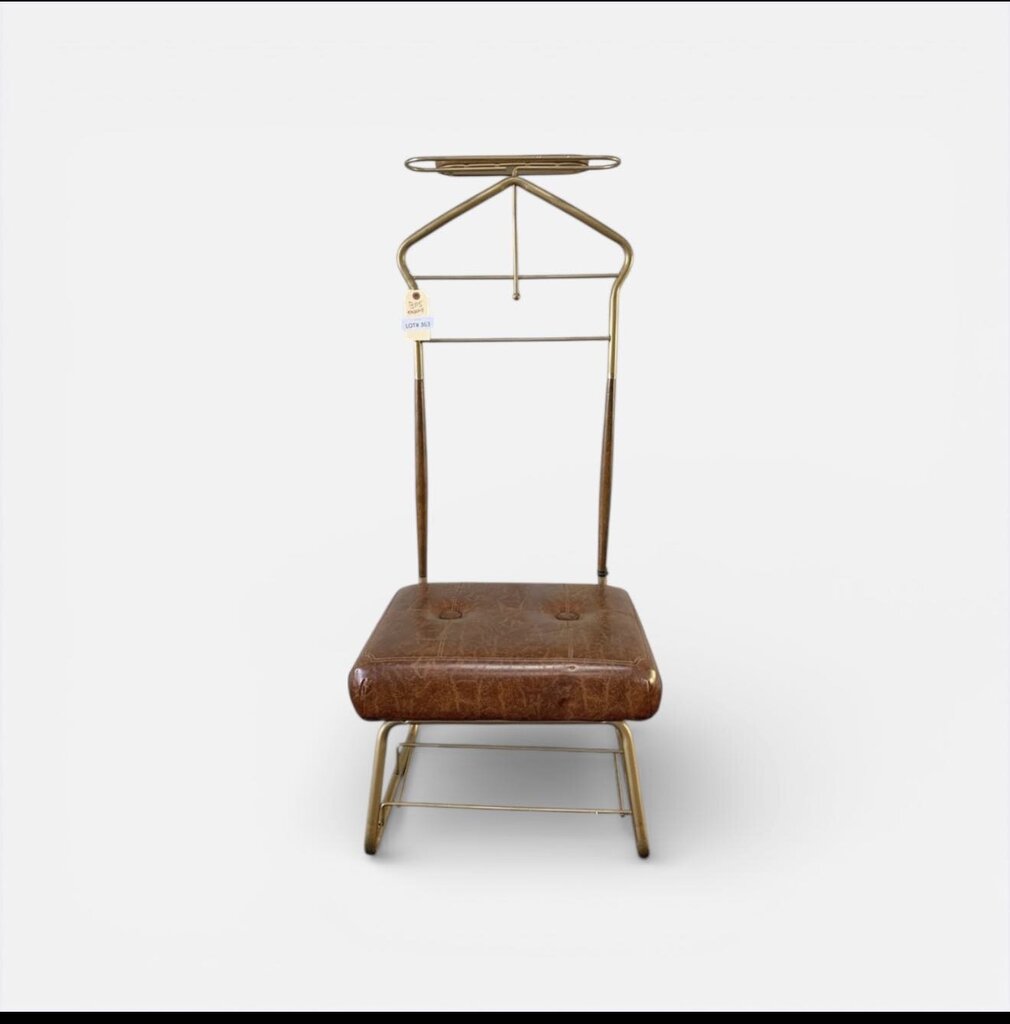 Mid Century Pearl-Wick Val-o-Seat Butler Chair