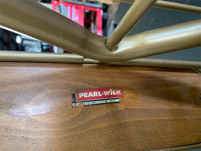 Mid Century Pearl-Wick Val-o-Seat Butler Chair