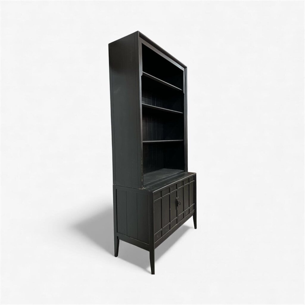 Mid Century Drexel Meridian Chest Base Bookcase