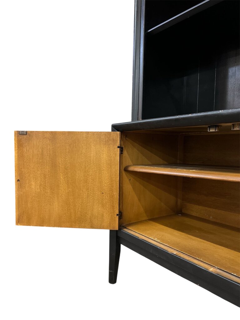 Mid Century Drexel Meridian Chest Base Bookcase