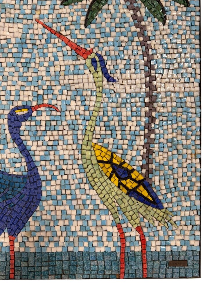 Mid Century (Romanos) Mosaic Tile Wall Art