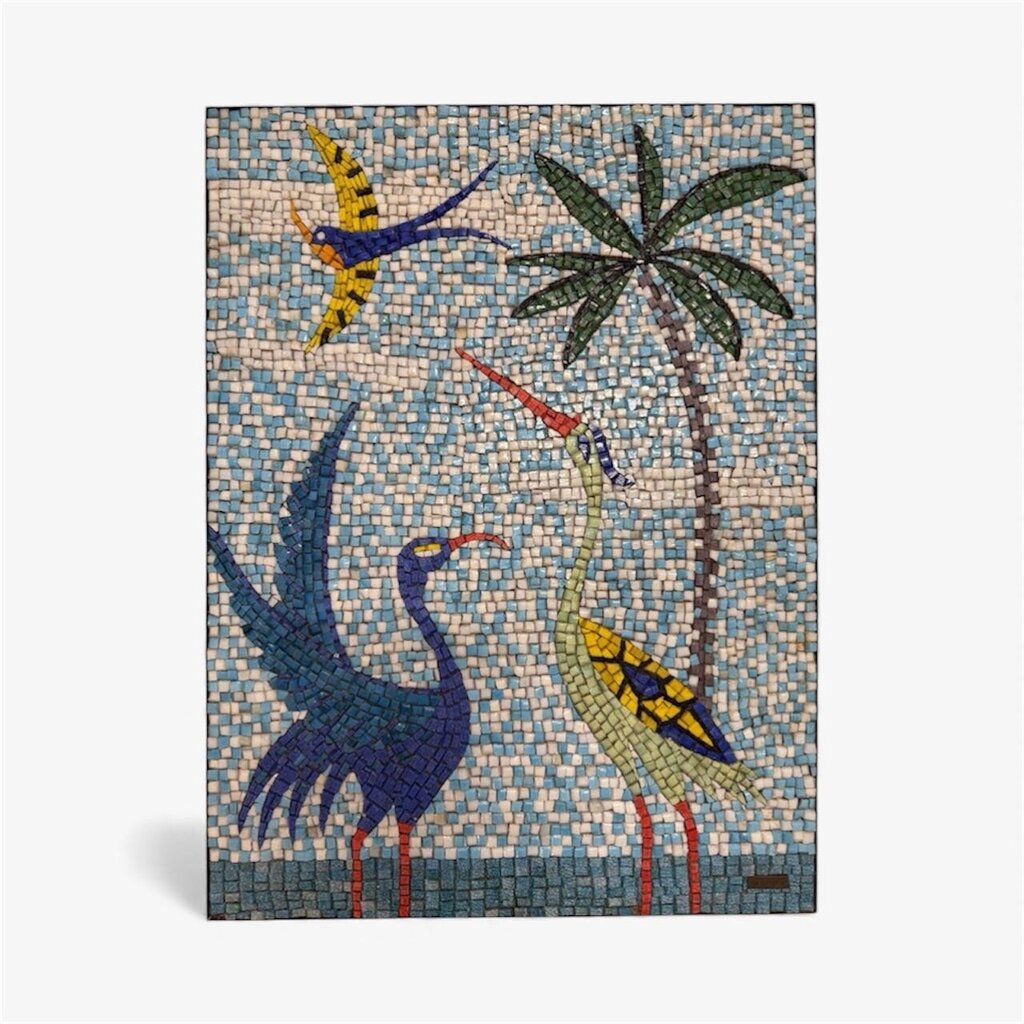 Mid Century (Romanos) Mosaic Tile Wall Art