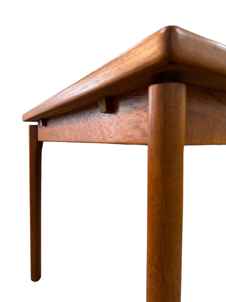 1960s Danish Modern Teak Extendable Dining Table by BRDR Furbo