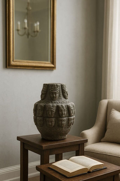 Vintage Ancient Egyptian Canopic Jar