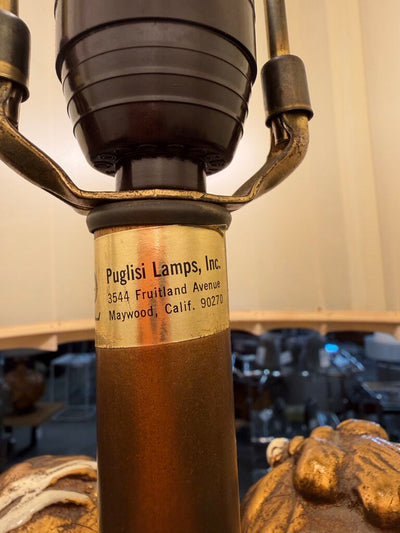 Vintage Pair of Italian Cherub Table Lamps