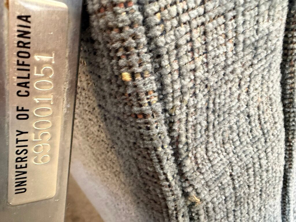 Mid Century 3 Seat Sofa/Bench on a Chrome Base After Florence Knoll 1960's