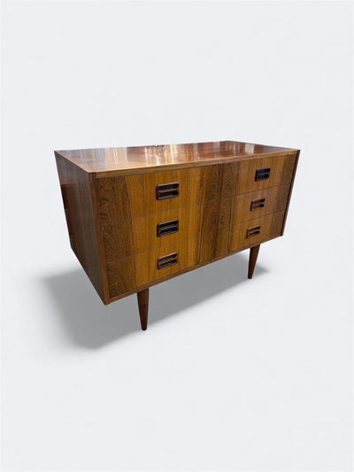 Mid Century Danish Modern Rosewood 6 Drawer Chest