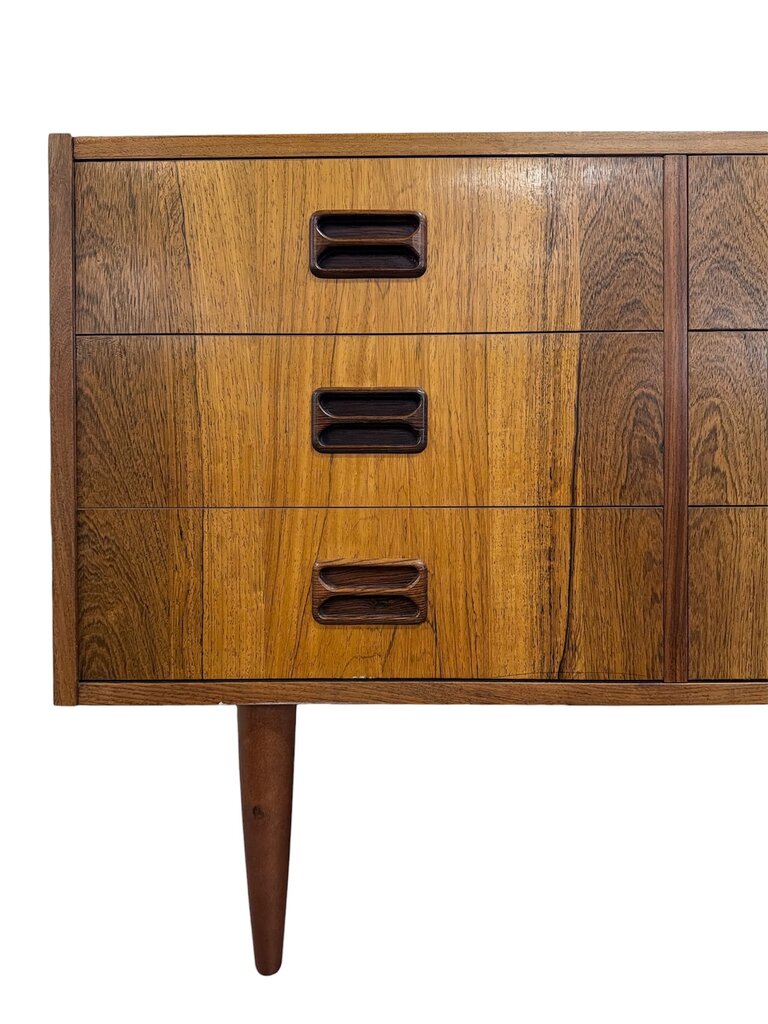 Mid Century Danish Modern Rosewood 6 Drawer Chest