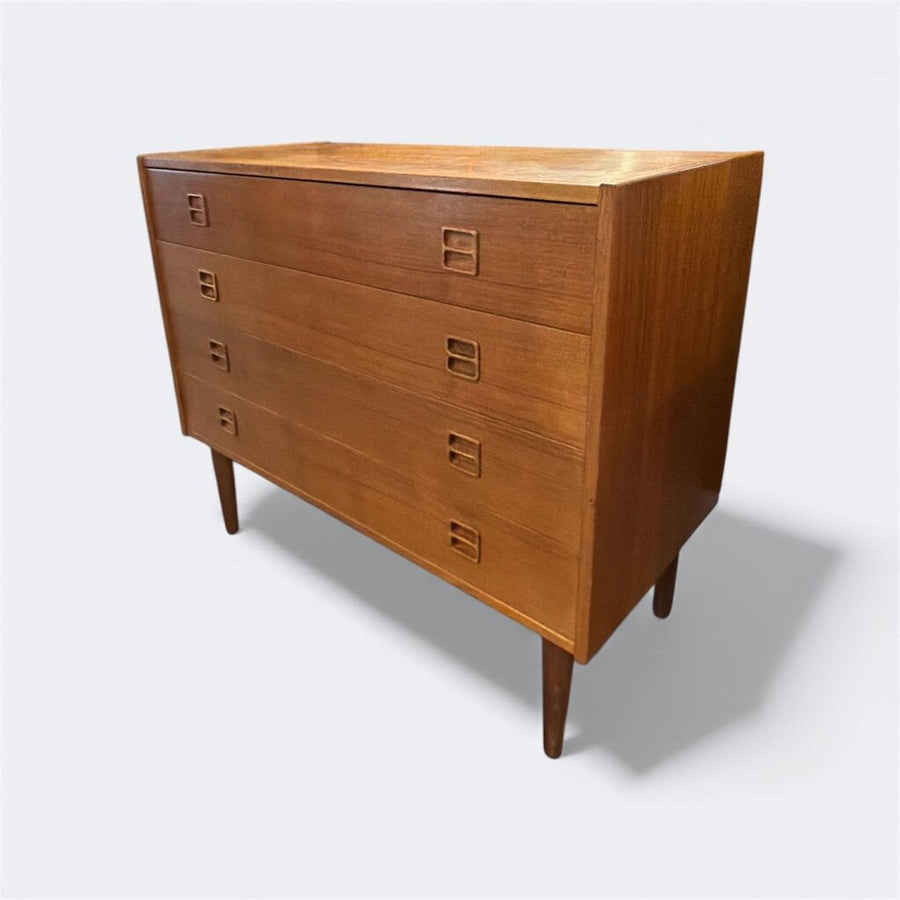 Mid Century Danish Teak Chest of Drawers (by Brouer Mobelfabrik)