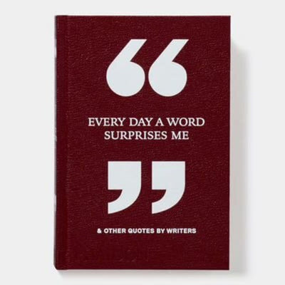 Every Day A Word Surprises Me & Other Quotes By Writers