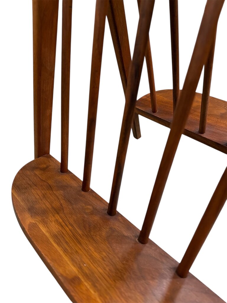 Arthur Umanoff Mid century Walnut Magazine/Vinyl Holder