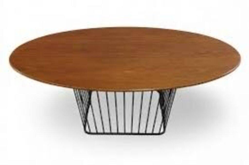 Mid Century Modern Oval Coffee Table