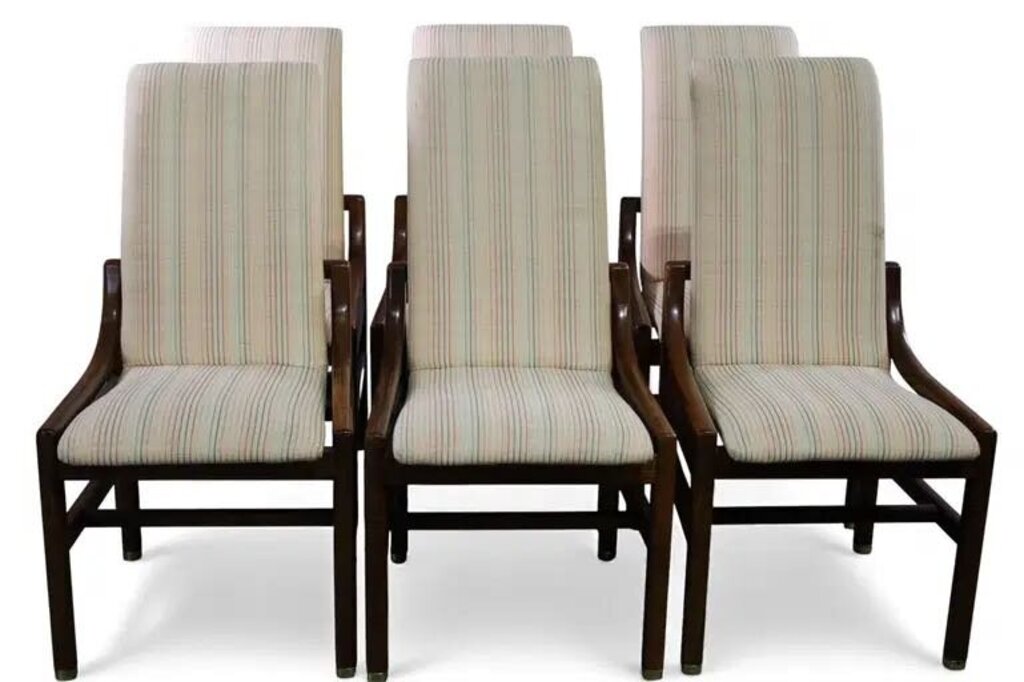Mid Century Henredon Heritage Set of 6 Dining Chairs (Set of 6)
