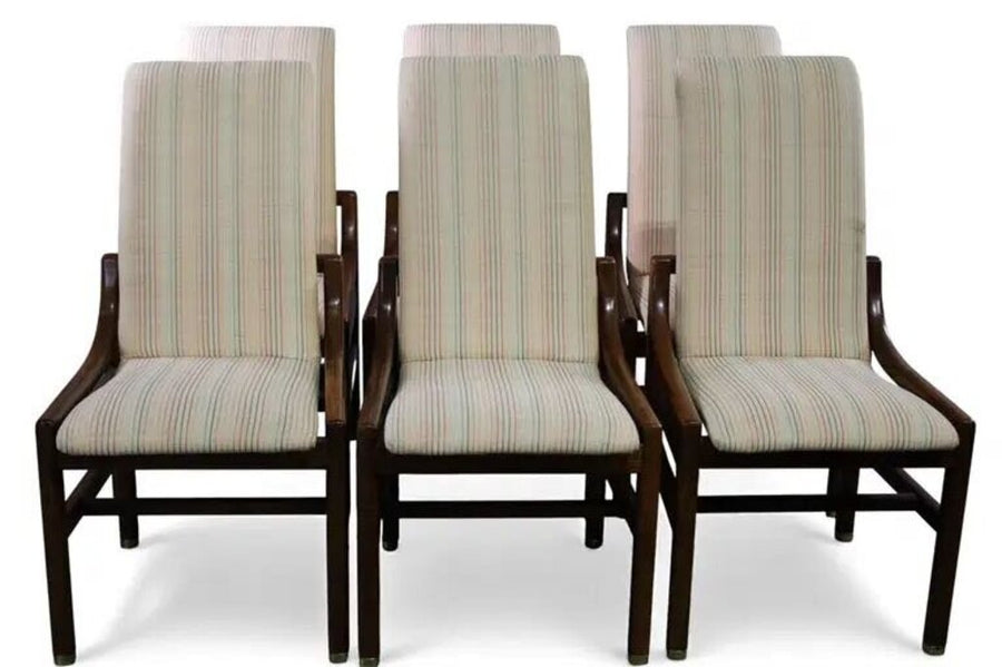 Mid Century Henredon Heritage Set of 6 Dining Chairs (Set of 6)