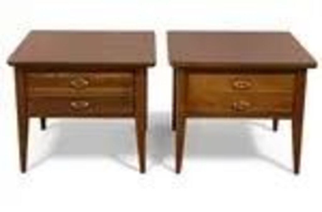 Mid Century Pair of Nightstands (Set of 2)