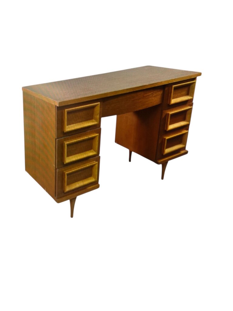 Mid Century 7 Drawer Vanity