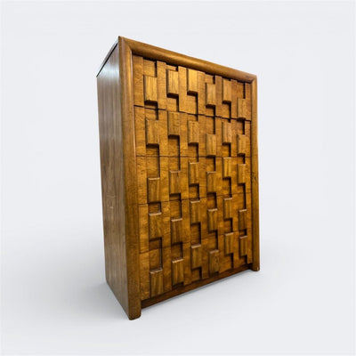 Mid Century Highboy with 5 Drawers