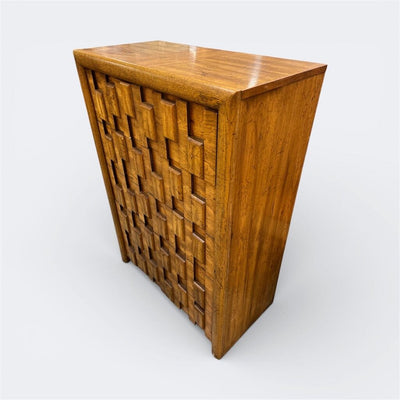 Mid Century Highboy with 5 Drawers