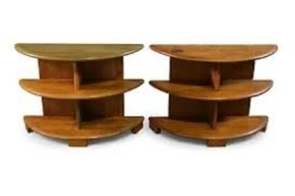 Mid Century Pair of 3tier Nightstands by Heywood Wakefield