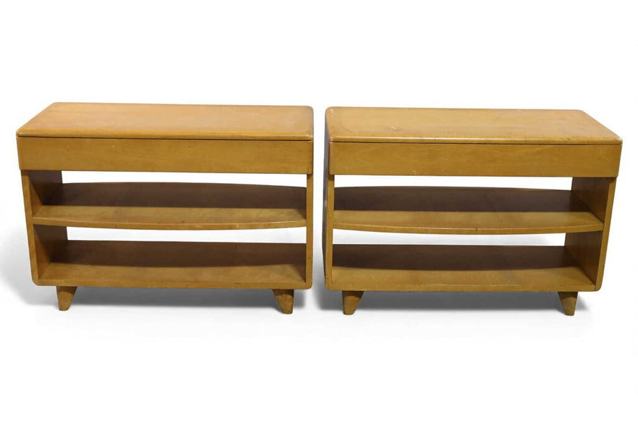 Mid Century Pair of End Tables by Heywood Wakefield (Set of 2)