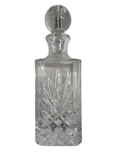 Crystal Decanter with Pineapple Motif
