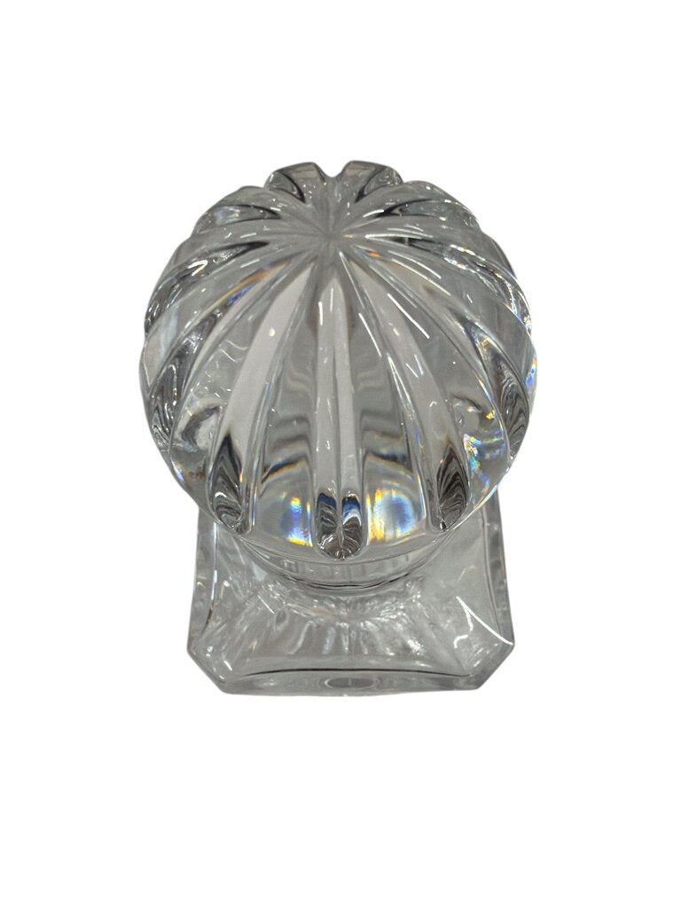 Crystal Decanter with Pineapple Motif
