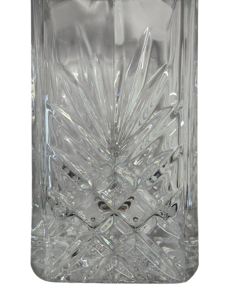 Crystal Decanter with Pineapple Motif