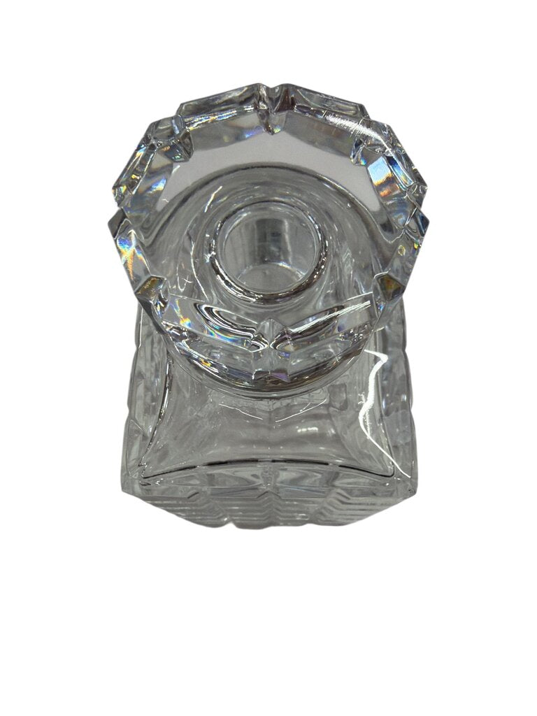 Atlantis Leaded Crystal Decanter with Gridded Design