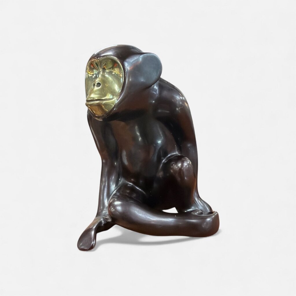 Loet Vanderveen Family of Bronze Monkeys in Solid Bronze # 259/750