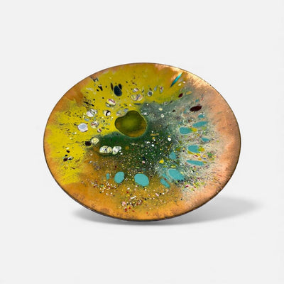 Mid Century Enamel over Copper Tray/Catch-all