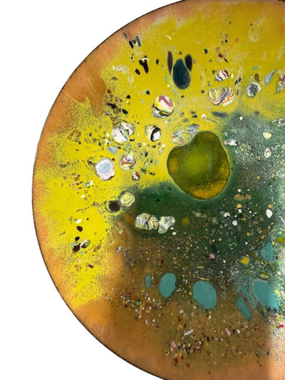 Mid Century Enamel over Copper Tray/Catch-all