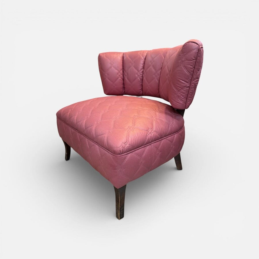 Mid Century Gilpatric Pink Accent Chair