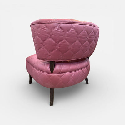 Mid Century Gilpatric Pink Accent Chair