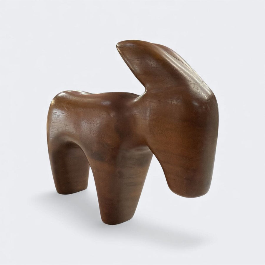 Vintage Wooden Donkey