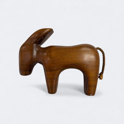Vintage Wooden Donkey