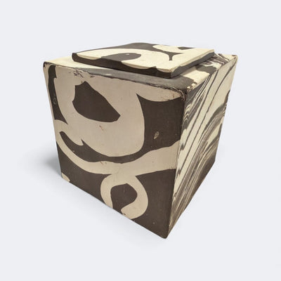Uber Cool Brown/Neutral Studio Pottery Lidded Box