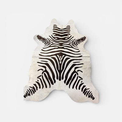 Super Condition Zebra Cowhide Rug