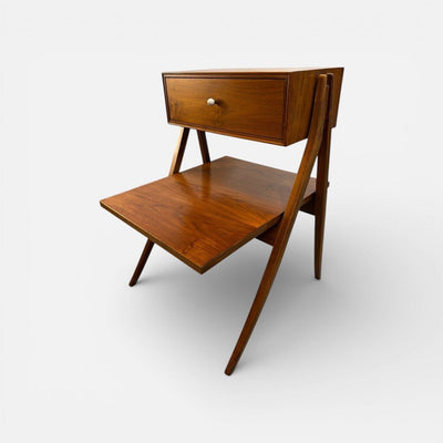 Drexel Kipp Stewart Pair of Mid Century Walnut Declaration Nightstands (Set of 2)