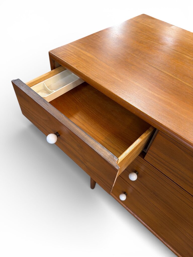 Drexel Kipp Stewart Pair of Mid Century Walnut Declaration Dresser