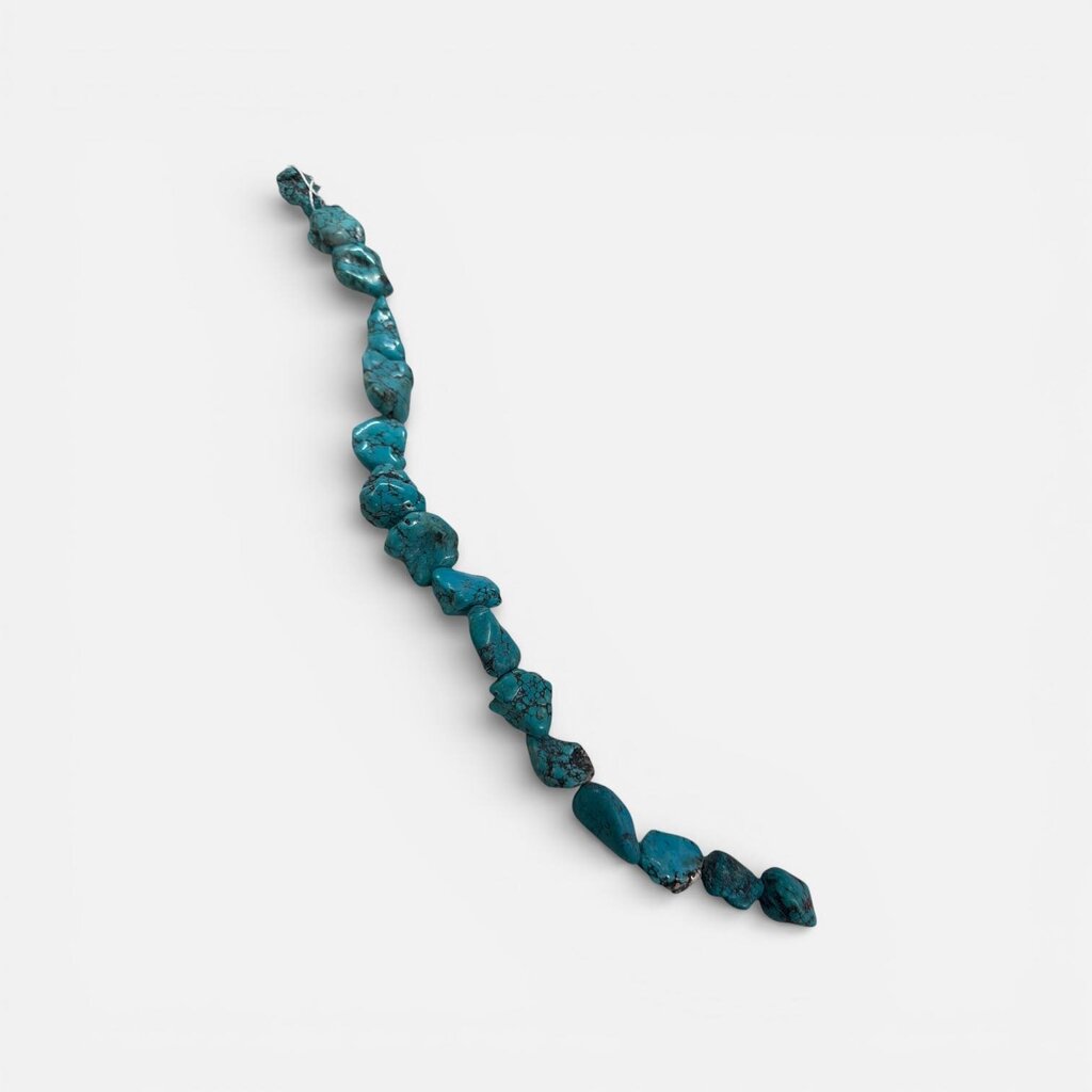 Vintage Turquoise Nugget String - 18" Long