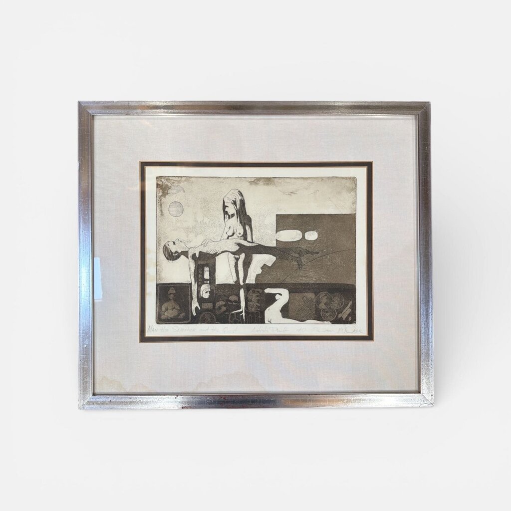 Mid Century 1960's Man the Searcher an the Priest by "Don M.Carrd "