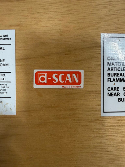 Mid Century Modern Set of 5 Teak Dining Chairs by D-Scan (Set of 5)