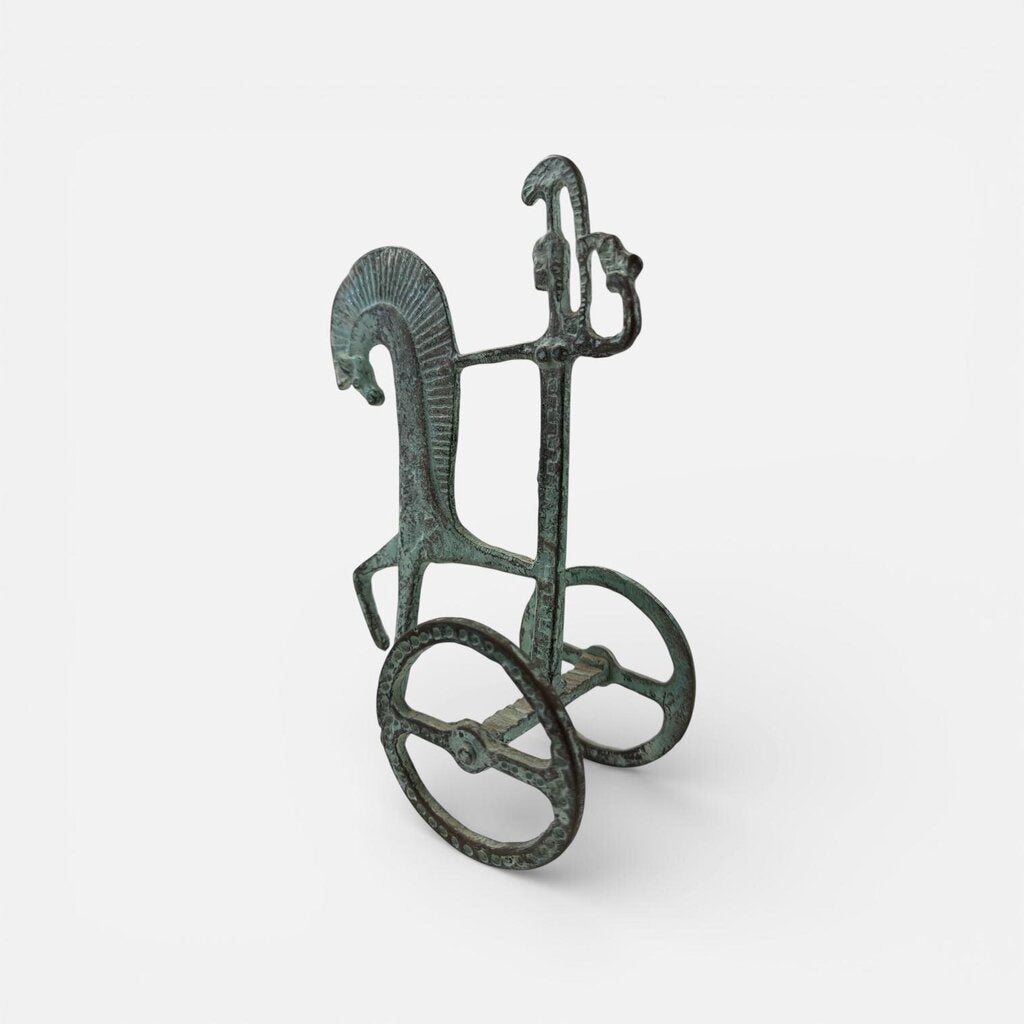 Mid Century Greek Etruscan Chariot