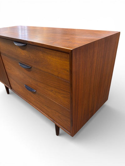 Jens Risom Mid Century Modern Walnut Credenza