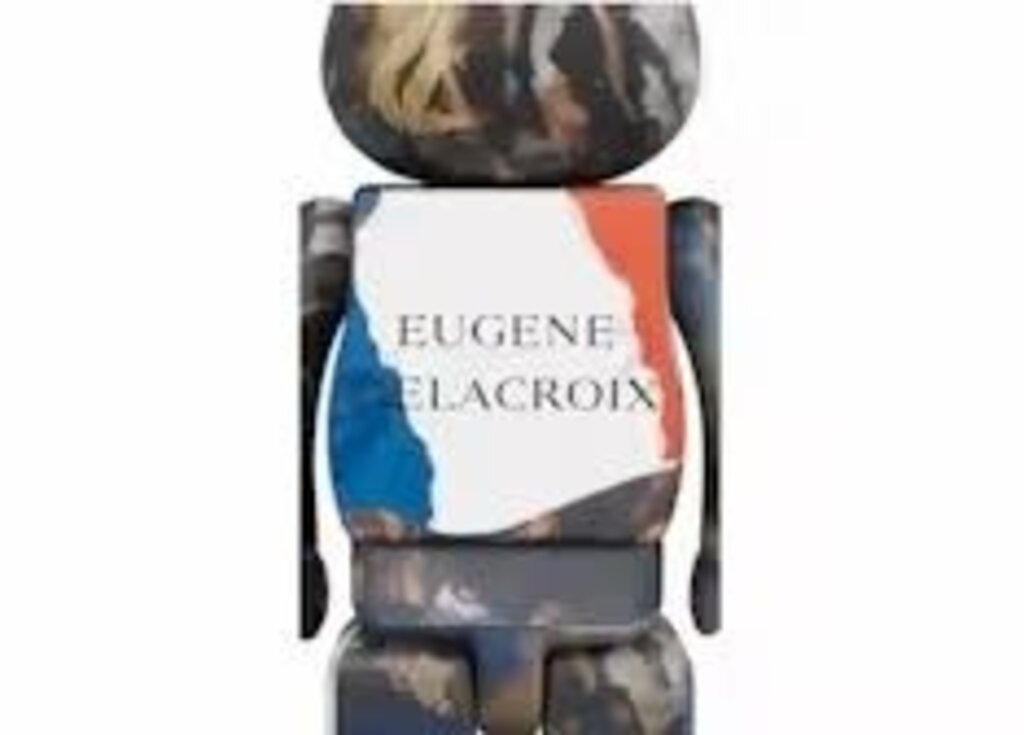 MEDICOM Eugene Delacroix Liberty Leading the People100% 400% BEARBRICK FIGURE SET