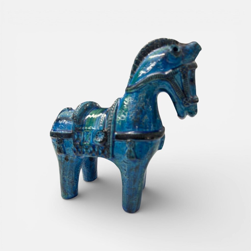 Mid Century Bitossi Rimini Bue Trojan Horse Italian Ceramic