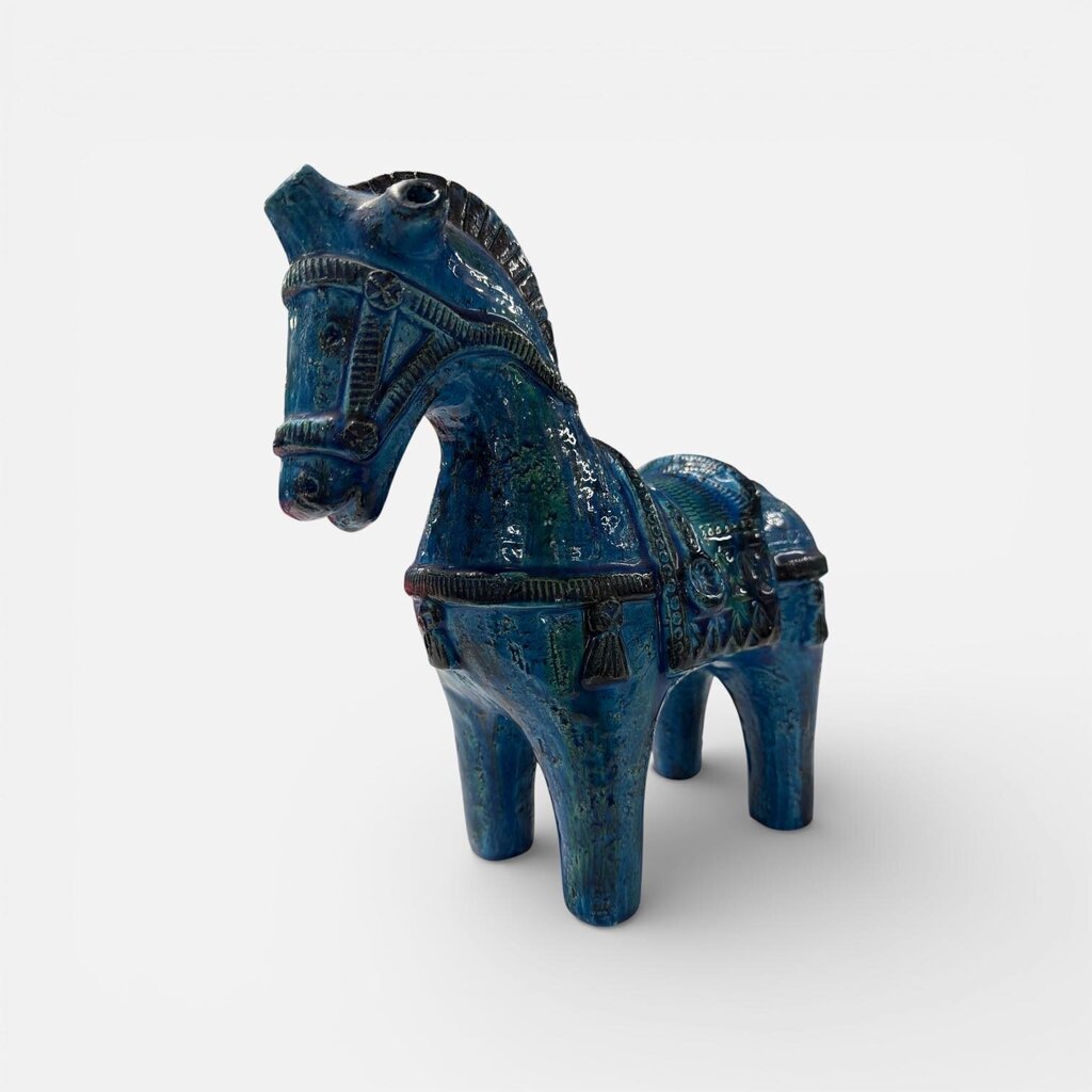 Mid Century Bitossi Rimini Bue Trojan Horse Italian Ceramic