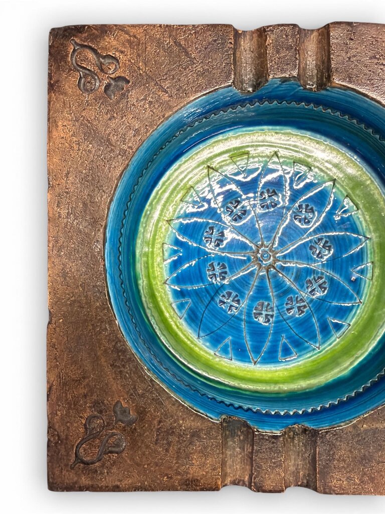 Bitossi Rosenthal Netter Monumental Ashtray and Companion Lighter