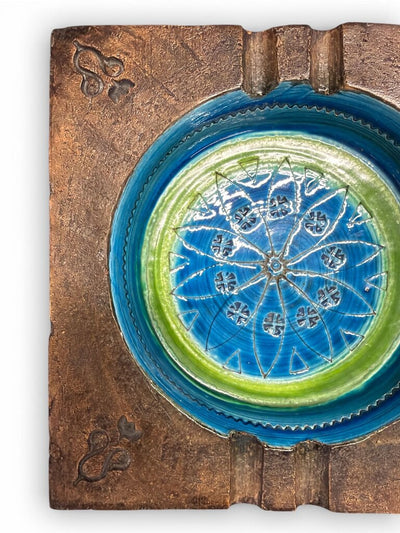 Bitossi Rosenthal Netter Monumental Ashtray and Companion Lighter