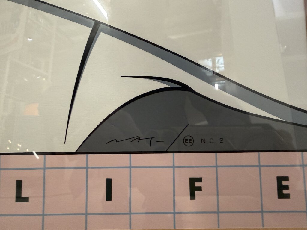 MCM Limited Edition Serigraph titled "Palm Springs Live" by Patrick Nagel ca.1984